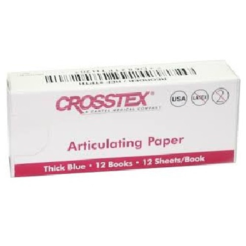 Crosstex Blue Thick Articulating Paper (TPTH) Crosstex Blue Thick Articulating Paper (TPTH)