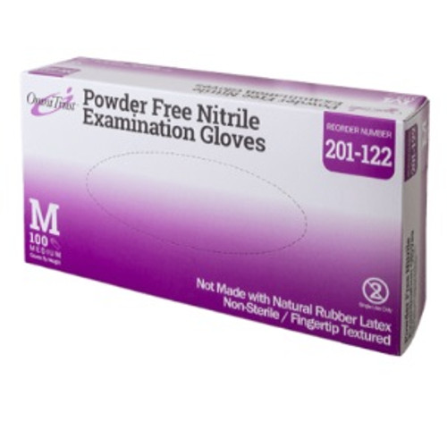 Omni International Medium OmniTrust #201 Nitrile Exam Gloves (201-222) Omni International Medium OmniTrust #201 Nitrile Exam Gloves (201-222)