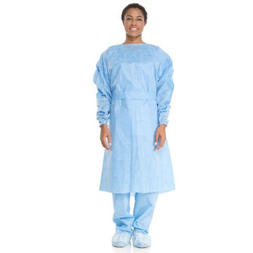Halyard Large Blue Tri-Layer AAMI2 Isolation Gown (69981) Halyard Large Blue Tri-Layer AAMI2 Isolation Gown (69981)