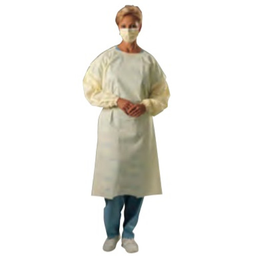 Halyard Large Yellow Tri-Layer AAMI2 Isolation Gown (69979) Halyard Large Yellow Tri-Layer AAMI2 Isolation Gown (69979)