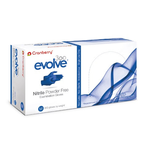 Cranberry Large Evolve 300 Nitrile PF Gloves (CR3308) Cranberry Large Evolve 300 Nitrile PF Gloves (CR3308)