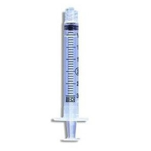Becton-Dickinson 3cc Luer Lock Sterile Syringe (309657)