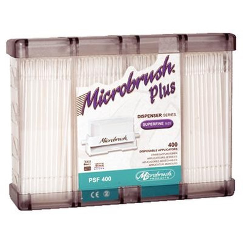 Microbrush® Plus Super-Fine White Dispenser Series Applicator (PSF400) Microbrush® Plus Super-Fine White Dispenser Series Applicator (PSF400)