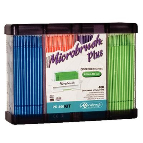Microbrush® Plus Regular Assorted Color Dispenser Series Applicator (PR400) Microbrush® Plus Regular Assorted Color Dispenser Series Applicator (PR400)