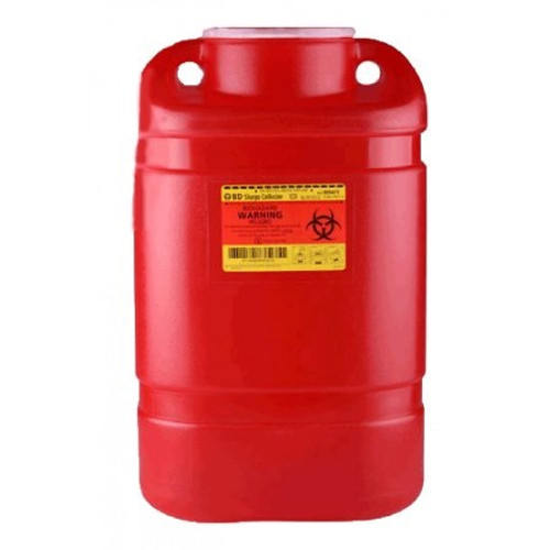 BD 5 Gallon Red Multi-Use Sharps Container (305477)