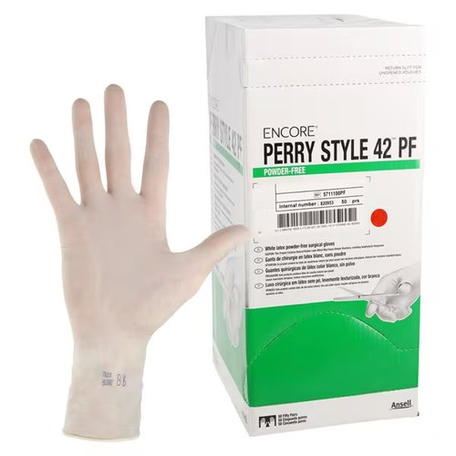 Ansell Size 6 Encore Perry Style 42 PF Latex Surgical Gloves (5711101PF)