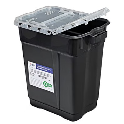 Becton Dickinson 9 Gallon Black RCRA Hazardous Waste Collector (305068)