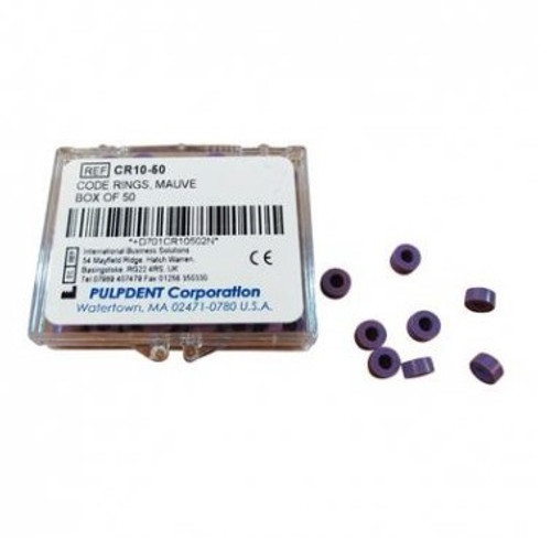 Pulpdent Mauve Standard Size Code Ring (CR10-50)