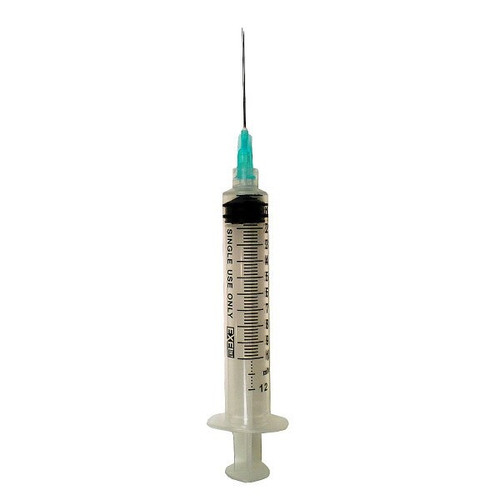 Exel Corporation 10cc Hypodermic Luer Lock Syringe with 21G x 1-1/2” Needle (26253)