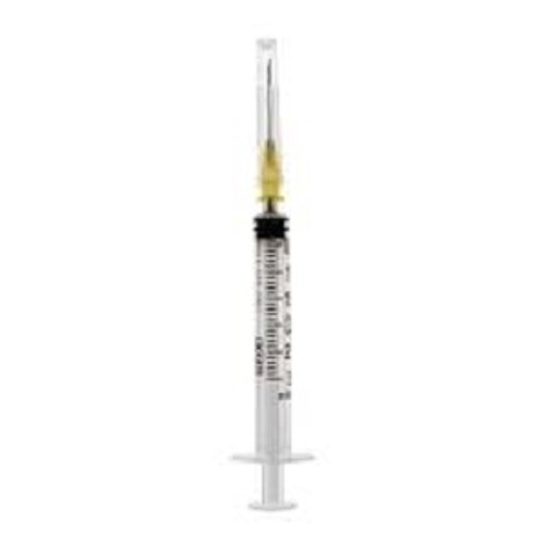 Exel Corporation 3cc Hypodermic Luer Slip Syringe with 20G x 1" Needle (26611)