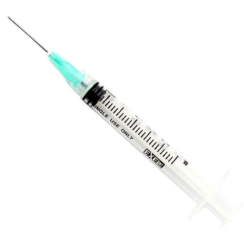 21G x 1" Needle with 3cc Luer Lock Syringe 21G x 1" Needle with 3cc Luer Lock Syringe