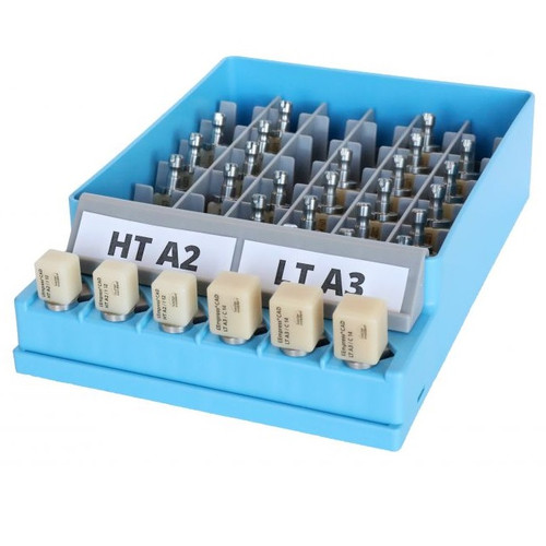 Zirc Neon Blue CAD/CAM Block Organizer (50Z417N)