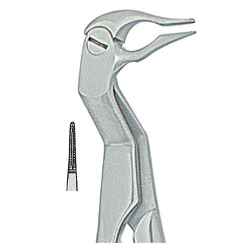 Kohler #133L Extraction Forceps with Profile Handle and Grooved Beaks (2184)