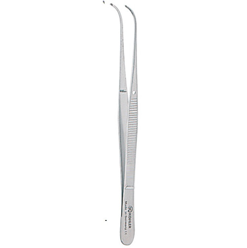 Kohler Curved Semken-Taylor Tissue Forceps with 1 x 2 Teeth (6229)
