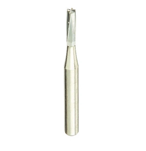 FGSS557 Short Shank Flat End Cylinder X-Cut Carbide Bur - 10/Pack (FGSS-557)