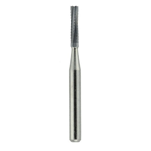 FGSS557L Short Shank Flat End Cylinder X-Cut Carbide Bur - 10/Pack (FGSS-557L) 