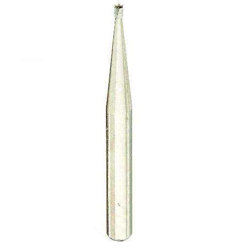 FGSS33 1/2 Short Shank Flat End Taper Carbide Bur - 100/Pack (FGSS-33 1/2)