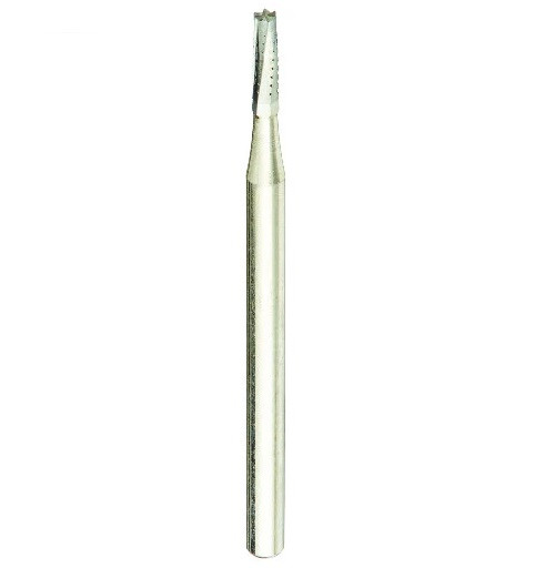 FGOS 557 Surgical Shank Flat End Cylinder X-Cut Carbide Bur - 10/Pack (FGOS-557)