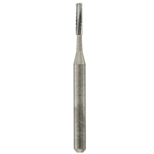FG555-1 Flat End Cylinder X-Cut Carbide Bur - 10/Pack (FG555-1)