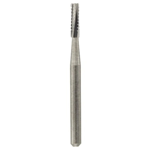 #558L Flat End Cylinder X-Cut FG Carbide Bur - 100/Pack (FG558L-1)