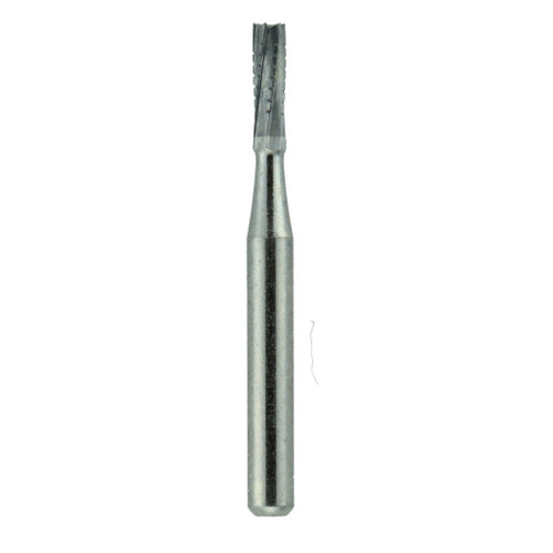 #558 Flat End X-Cut Fissure FGSS Carbide Bur - 10/Pack (FGSS558-1)