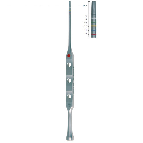 Kohler #5 Straight Concave Waveline® Osteotome (7390)