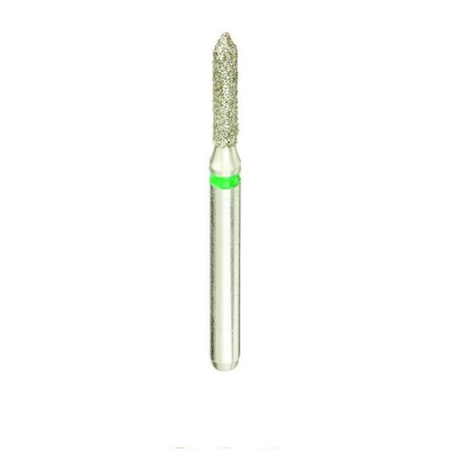B12 884/012 Fine Silver Shank Beveled Cylinder Diamond Carbide 5/Pack B12 884/012F