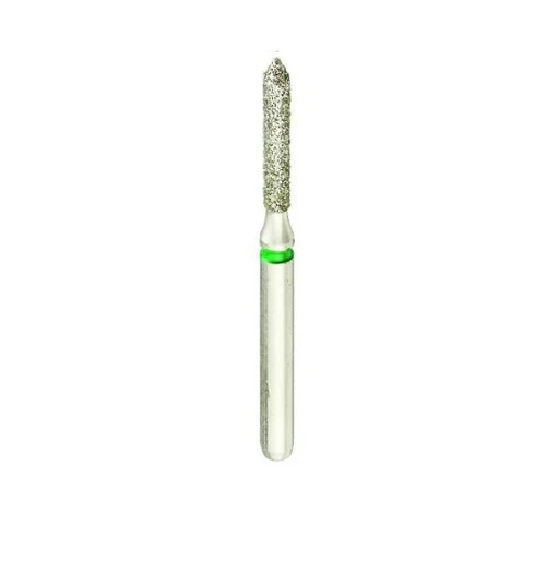 B15 885/012 Medium Silver Shank Beveled Cylinder Diamond Carbide 5/Pack B15 885/012M