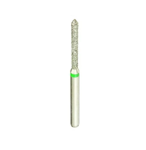 C9SS 886/012 Coarse Silver Shank Beveled Cylinder Diamond Carbide 5/Pack C9SS 886/012C
