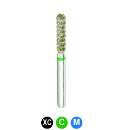 D1LN 6051/017 Super Coarse Silver Shank Bulk Reducion Diamond Carbide 5/Pack D1LN 6051/017XC