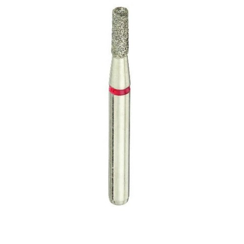 A14 835/014 Fine Silver Shank Flat End Cylinder Multi-Use Diamond Bur - 5/Pack (A14 835/014F)
