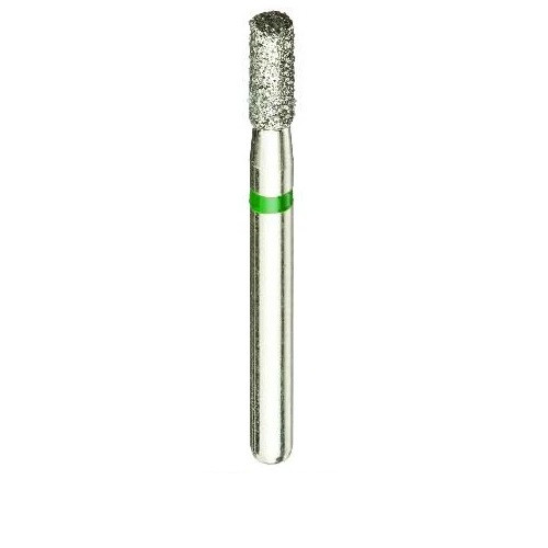A14M 835/016 Coarse Silver Shank Flat End Cylinder Multi-Use Diamond Bur - 5/Pack (A14M 835/016C)