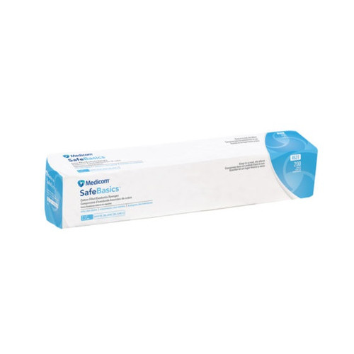 Medicom 2" x 2" SafeBasics Cotton-Filled Exodontia Sponge (4521)