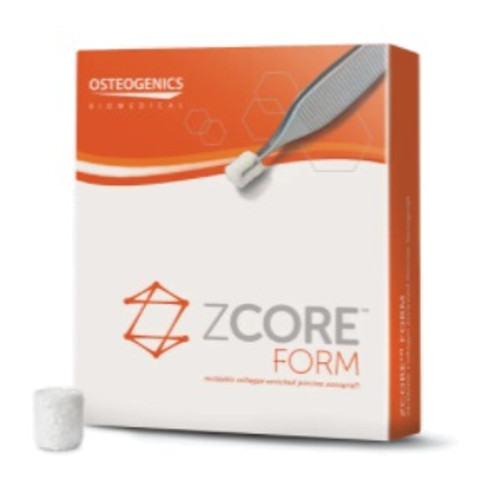 Osteogenics 0.5cc Zcore™ Form Moldable Collagen-Enriched Xenograft (ZF050) Osteogenics 0.5cc Zcore™ Form Moldable Collagen-Enriched Xenograft (ZF050)