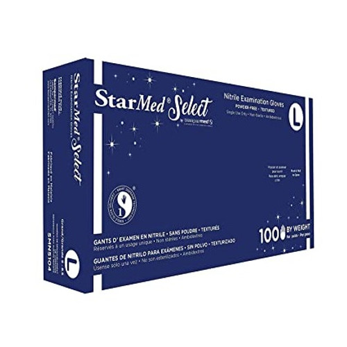 Large Purple StarMed Nitrile PF Exam Glove - 1,000/Case (SMNS104) Large Purple StarMed Nitrile PF Exam Glove - 1,000/Case (SMNS104)