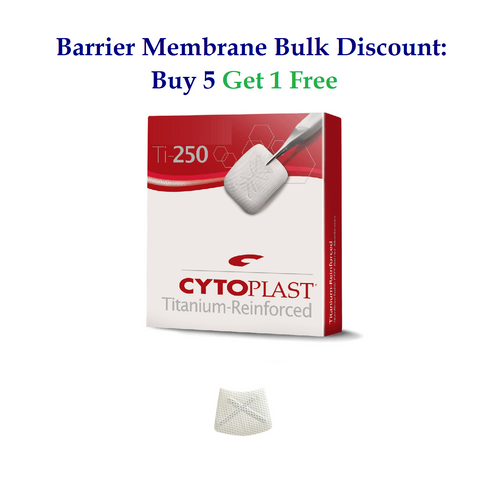 Osteogenics 13mm x 19mm Cytoplast™ Ti-250 Titanium-Reinforced PTFE Membrane (TI250AP-2)