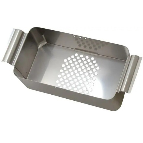 L&R Manufacturing Full-Size Stainless Steel Solid Side Draining Basket for Quantrex® 360 & 360R Ultrasonic Cleaners (18676)