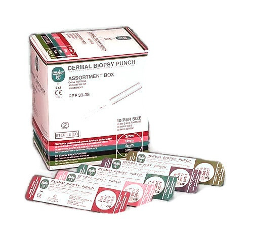 Miltex Sterile Biopsy Punches in Assorted Sizes (33-38)
