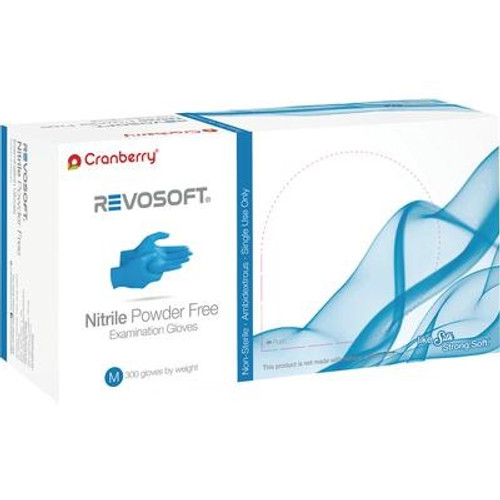 Cranberry Large Blue RevoSoft Nitrile PF Gloves (CR3278) Cranberry Large Blue RevoSoft Nitrile PF Gloves (CR3278)