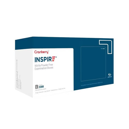 Cranberry USA Large Inspire Nitrile Powder-Free Exam Glove (CR3388)