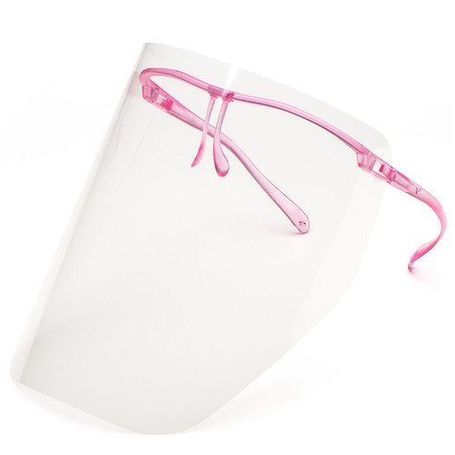 Univet Model 711 Clear Face Shield with Pink Frames (MDU7007S) Univet Model 711 Clear Face Shield with Pink Frames (MDU7007S)