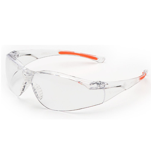 Univet Model 513 Clear Glasses with Clear & Orange Frames (MDU5035S) Univet Model 513 Clear Glasses with Clear & Orange Frames (MDU5035S)