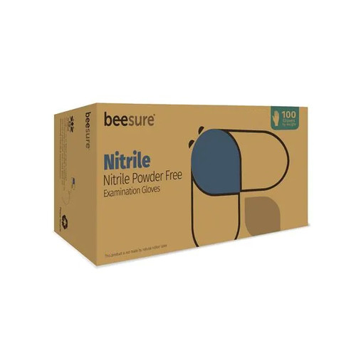 EcoBee Small BeeSure Nitrile PF Exam Glove (BE1116)