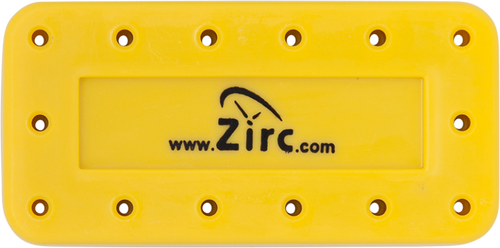 Zirc Neon Yellow 14-Hole Magnetic Bur Block (50Z403O) Zirc Neon Yellow 14-Hole Magnetic Bur Block (50Z403O)
