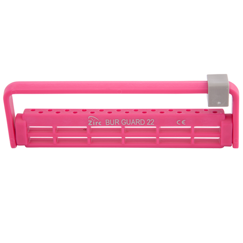 Zirc Neon Pink 22-Hole Steri-Bur Guard (50Z410S) Zirc Neon Pink 22-Hole Steri-Bur Guard (50Z410S)