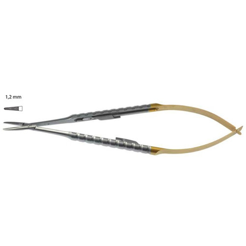 Stoma 1.2m Straight Barraquer TC Needle Holder (14745.15)