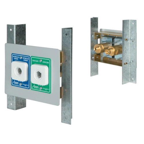 Belmed Concealed Chemetron Style Double Outlet for Nitrous/Oxygen (9013-1021)