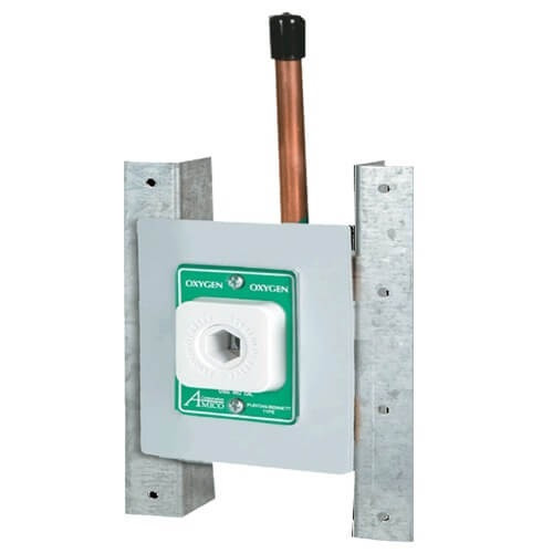 Belmed Vaccum Concealed Ohio Style Single Outlet (9012-0003)