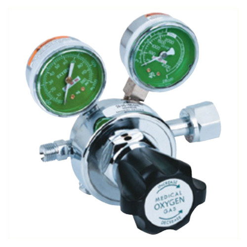 Belmed Oxygen Adjustable Pressure Regulator with 2 Gauges (4900-0000-0011)