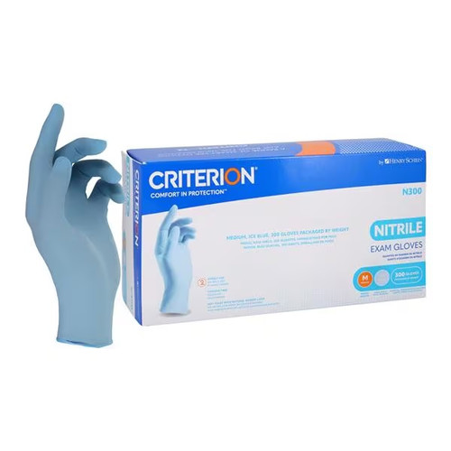 Henry Schein Medium Criterion N300 Nitrile PF Exam Glove (1126831)